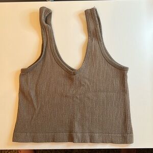 Out From Under Drew Seamless Ribbed Cropped Tank Top